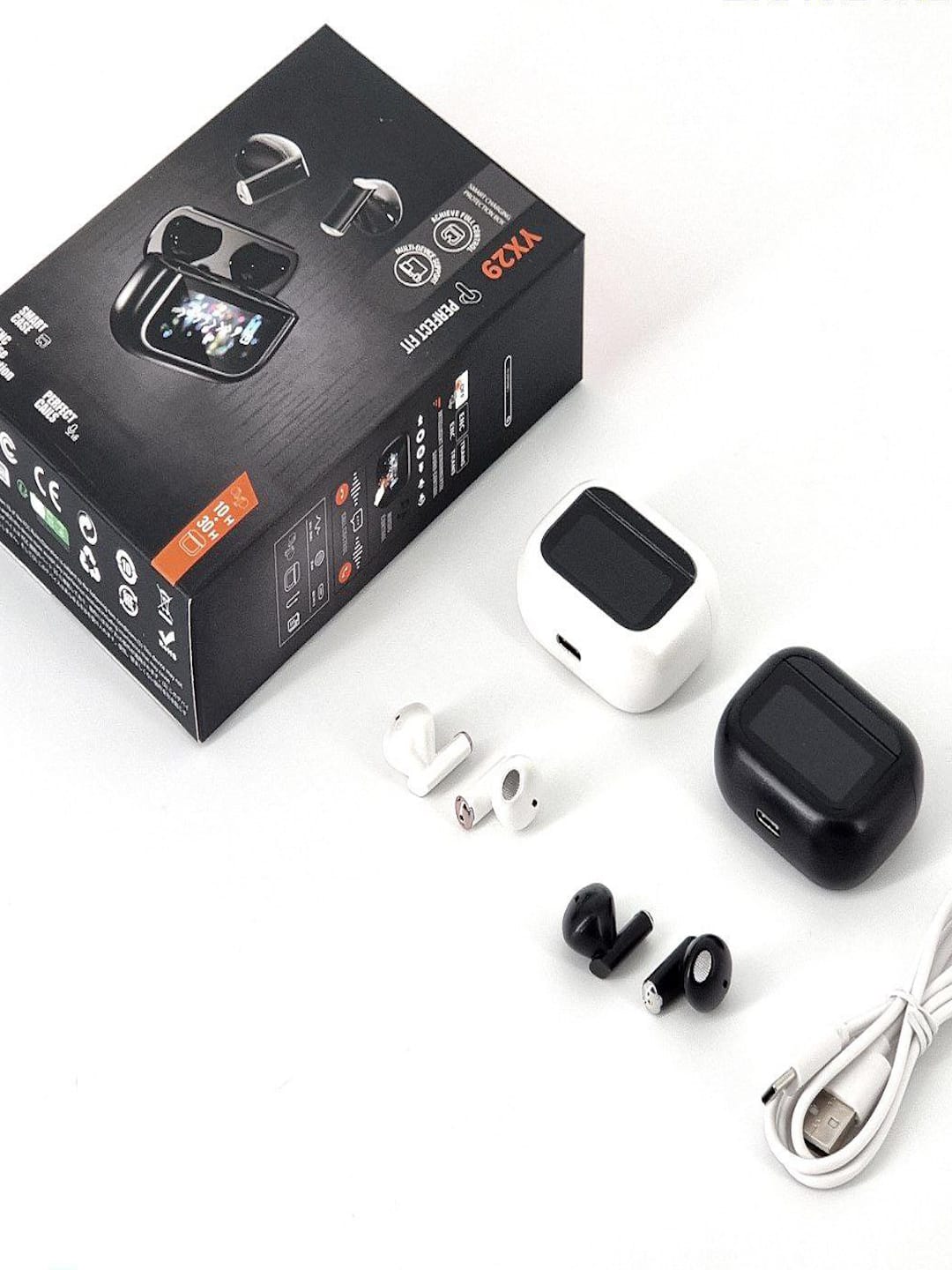 Auriculares Bluetooth Tws Con Pantalla Táctil Pequeña
