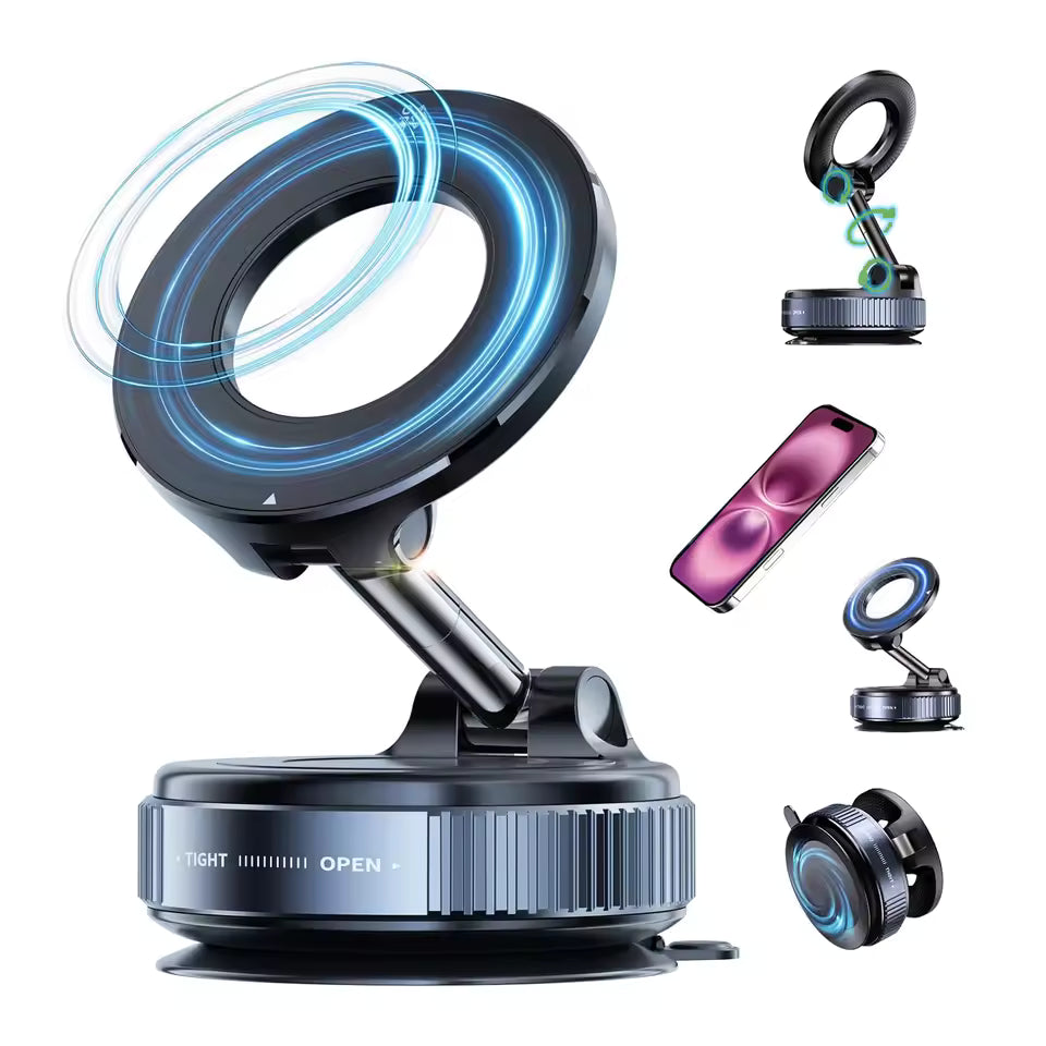 Soporte magnético fuerte para teléfono Diseño plegable 360 °