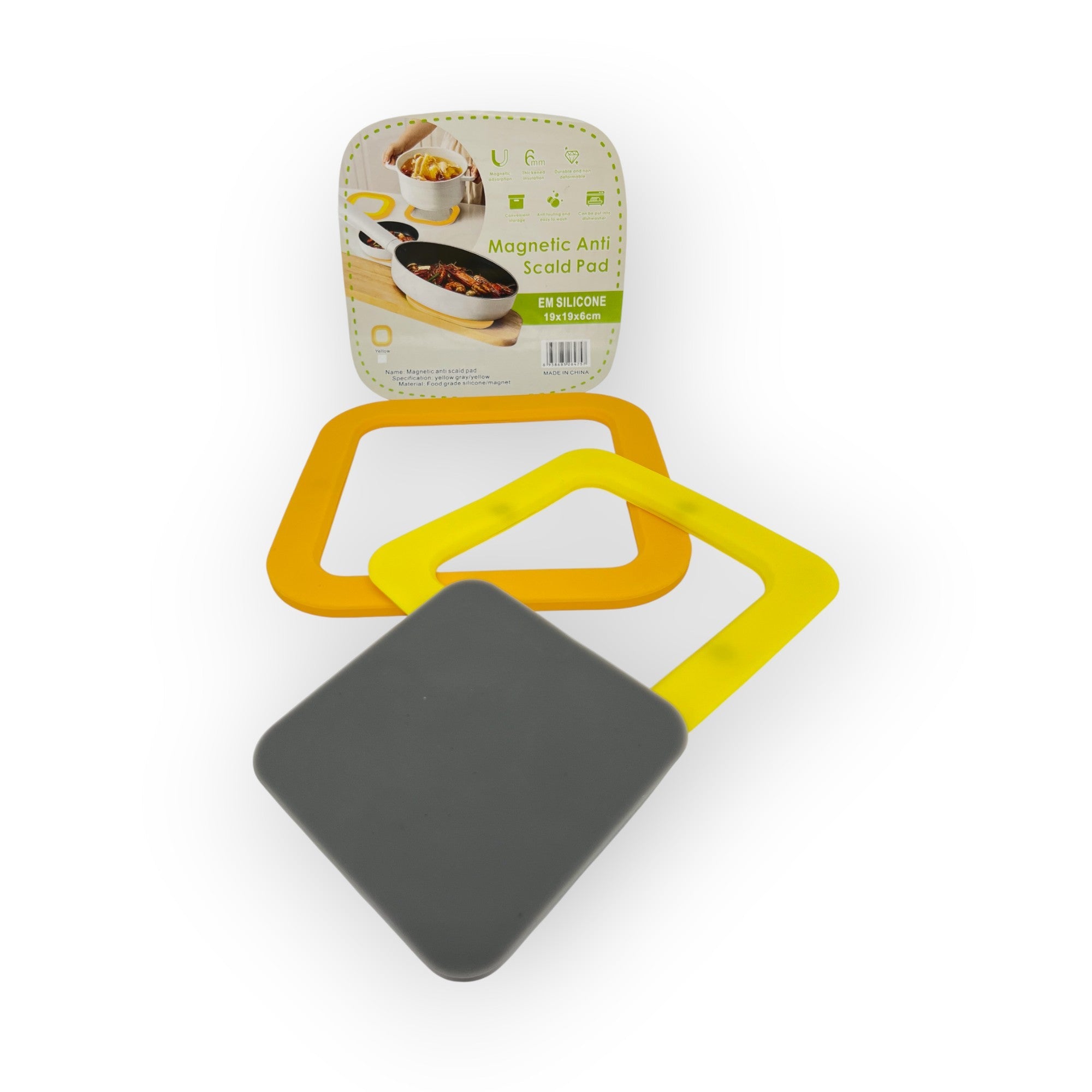 Almohadilla magnetica antiescaldado silicona 4