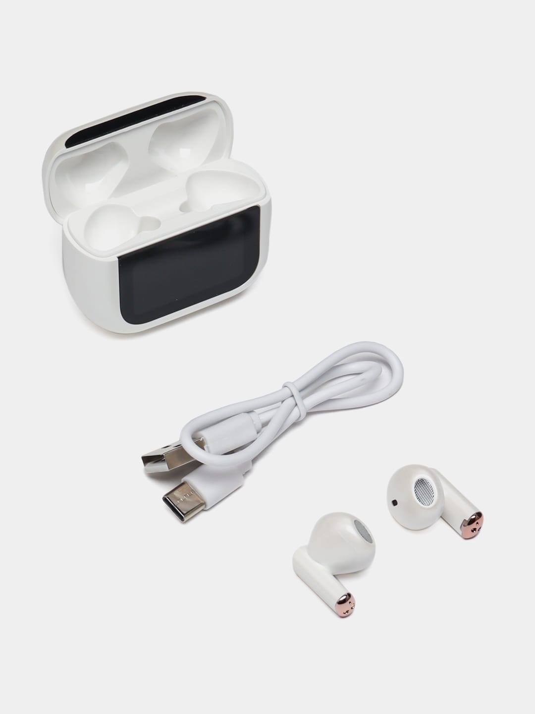 Auriculares Bluetooth Tws Con Pantalla Táctil Pequeña