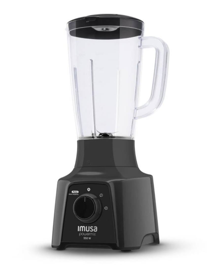 Licuadora Imusa 1,2 litros con vaso de vidrio