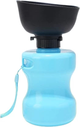 Botella de agua portátil para mascotas, plegable, tipo exprimible, para cachorros, para viajes al aire libre, dispensador de agua potable