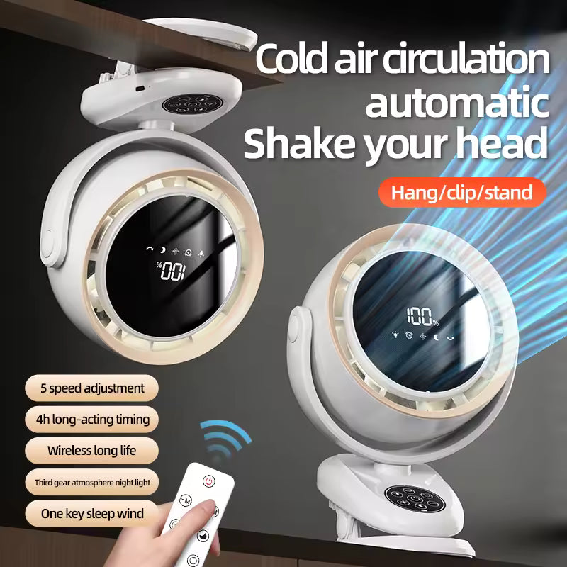 Ventilador de Clip circulante con Control remoto