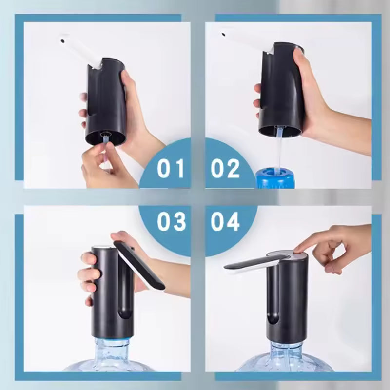 Dispensador de botellas de agua Plegable USB