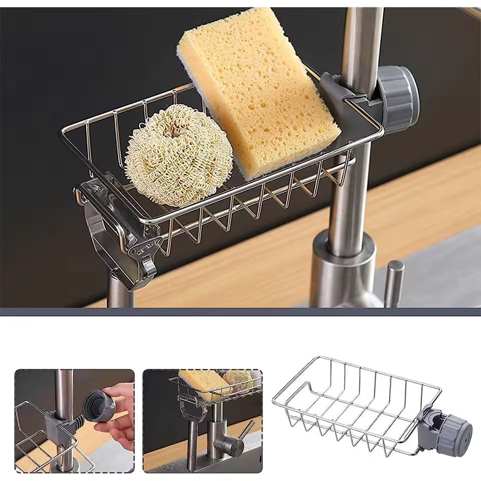 Soporte de esponja para grifo de cocina 3