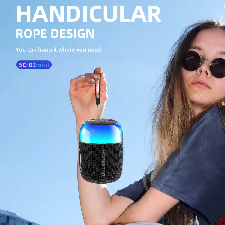 HOPESTAR-minialtavoz inalámbrico SC-02 con Bluetooth 3