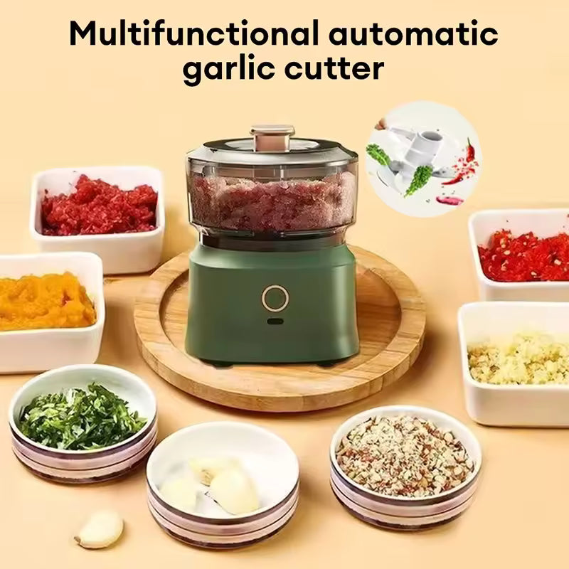 Picadora de carne eléctrica multifunción para cocina, procesador de alimentos inalámbrico 3