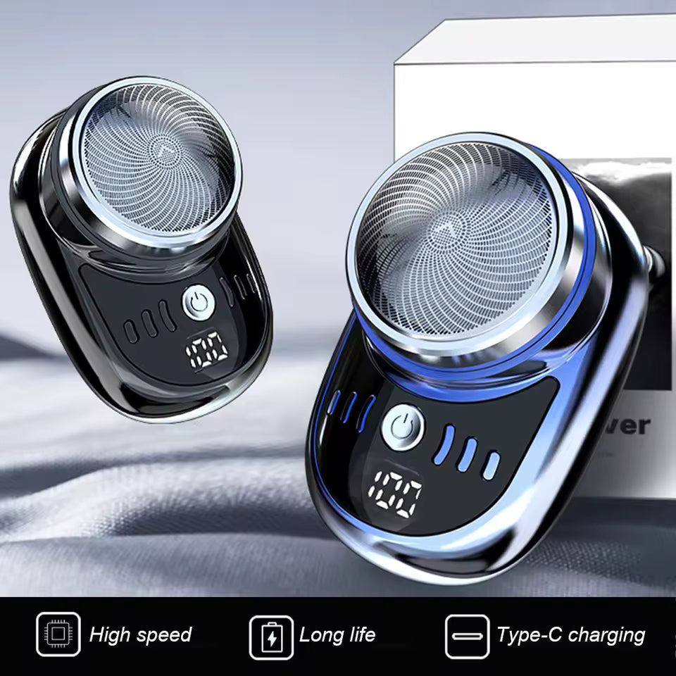 Mini Afeitadora eléctrica de viaje para hombre
