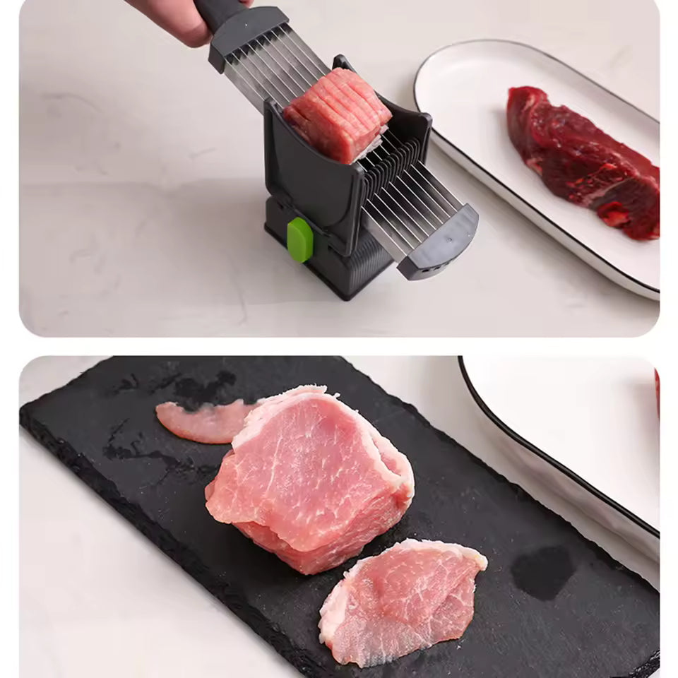 Cortador de verduras, rebanador de carne de acero inoxidable para el hogar 3