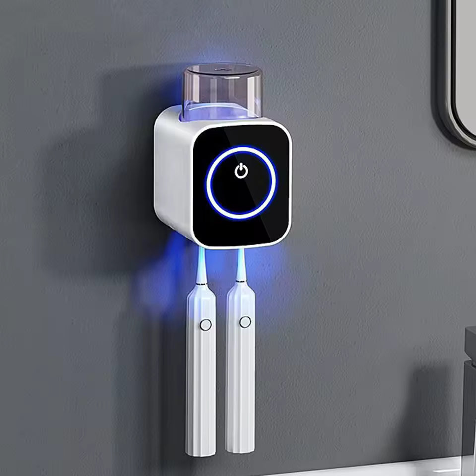 Soportes para cepillos de dientes de baño: secado y limpieza inteligentes