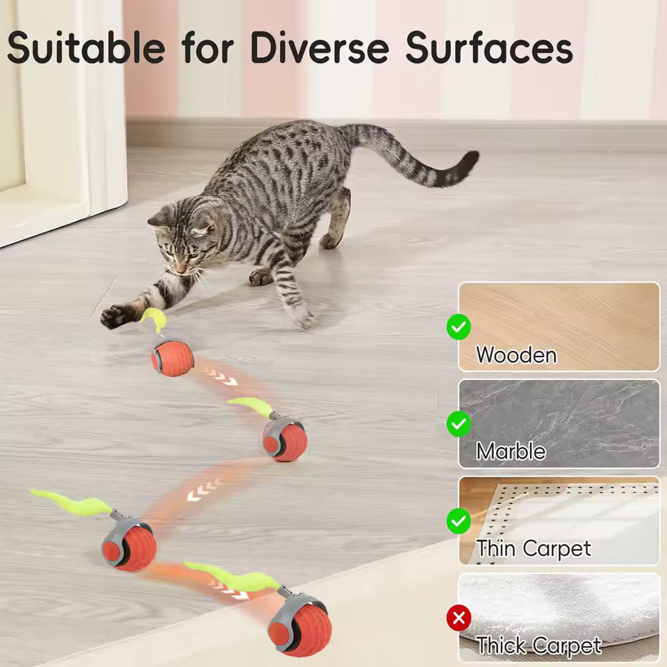Bola de juguete automática para gatos 3