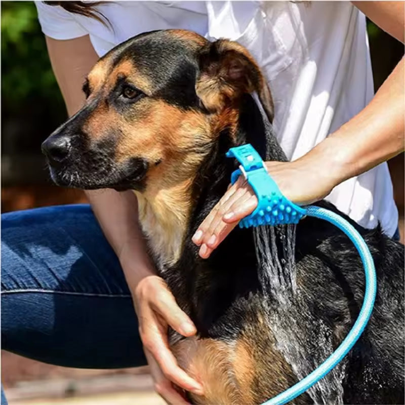 Pulverizador de alta presión para ducha de perro, pistola ajustable para lavado de mascotas