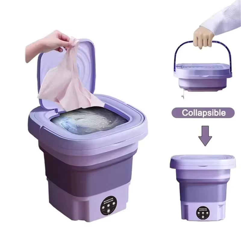 lavadora plegable portátil Mini deshidratable
