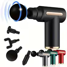 Mini pistola de masaje muscular portátil, masajeador corporal de percusión de mano profunda para cuerpo, espalda y cuello, pierna