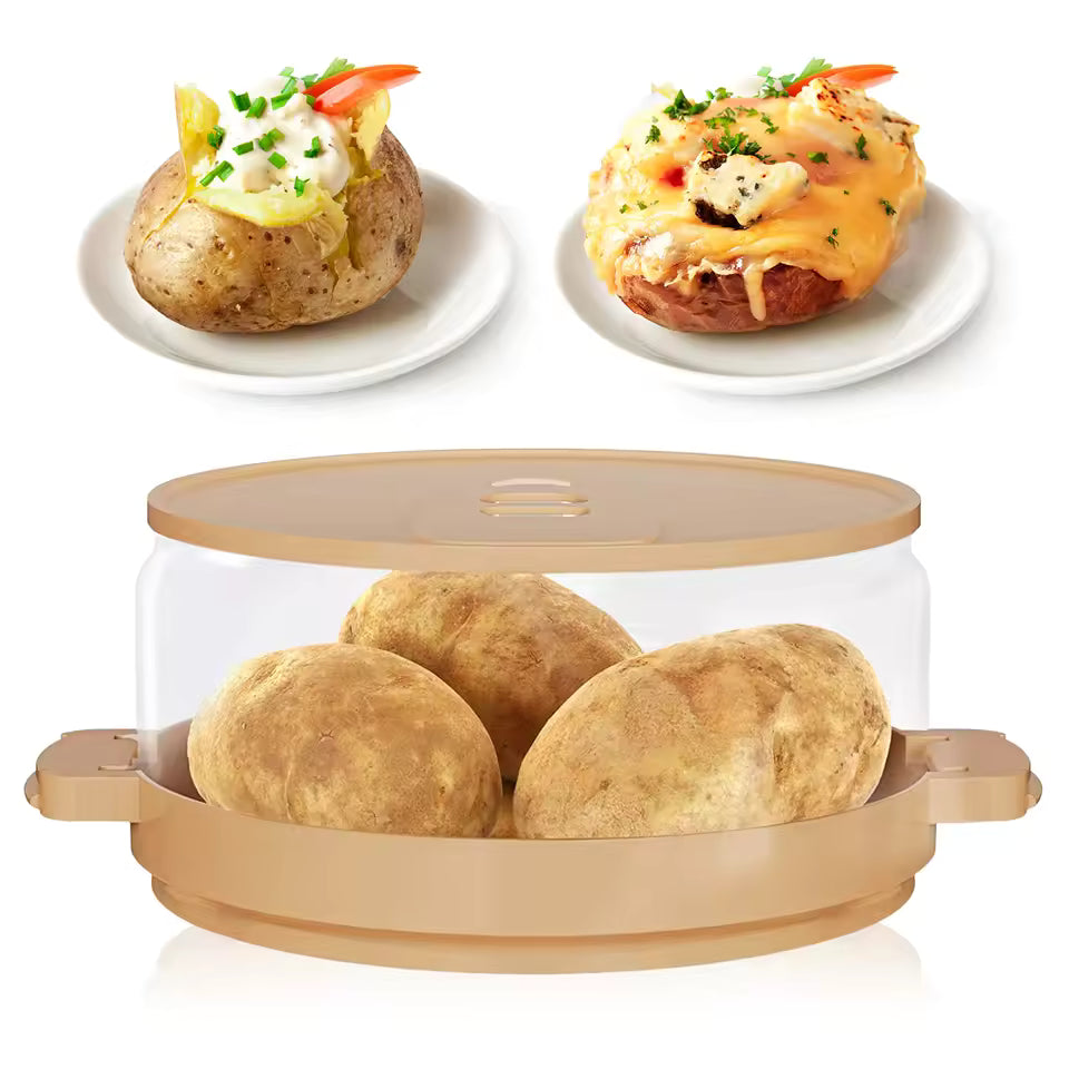 Vaporizador de patatas horneadas por microondas para cocinas en microondas