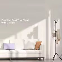 Perchero para ropa y sombreros, ganchos con forma de rama de árbol, perchero móvil y práctico para el hogar, perchas para el salón, soporte para ropa 3