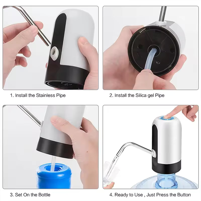 Mini dispensador de agua eléctrico con carga USB