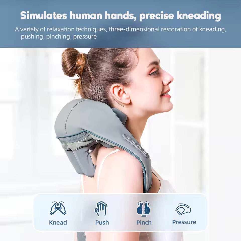 Masajeador eléctrico automático para hombros y cuello