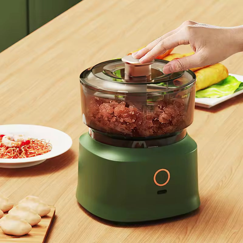 Picadora de carne eléctrica multifunción para cocina, procesador de alimentos inalámbrico