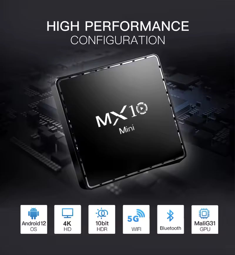 Streaming TV Box MX10S MINI 3