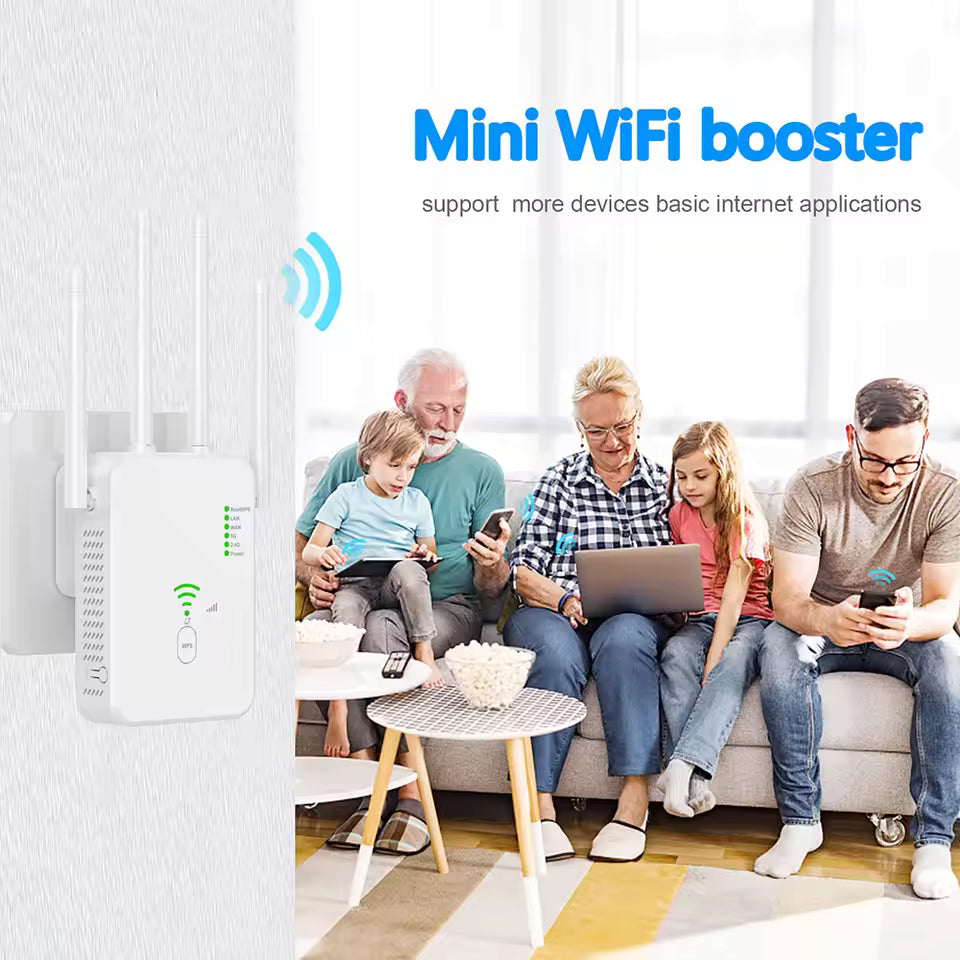 Repetidor WiFi inalámbrico de 1200Mbps
