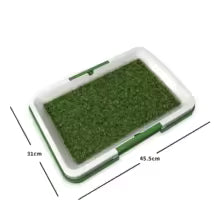 Inodoro para mascotas, inodoro para perros, heces separadas y cuenco para orina para perros, suministros para mascotas, sin necesidad de ir al aire libre para imitar la pastizales, cómodo 3
