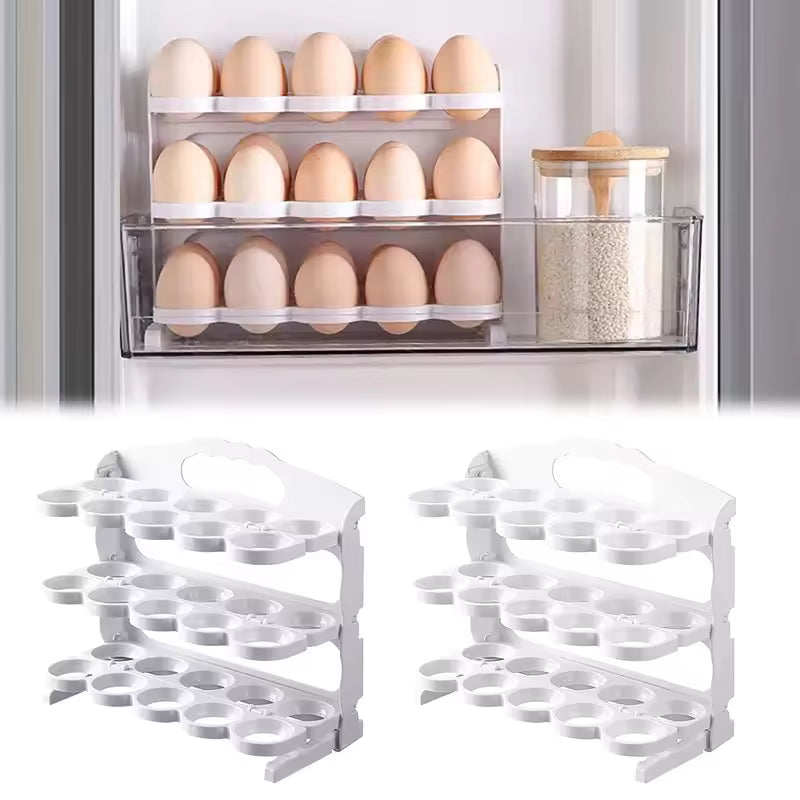 Caja de almacenamiento de huevos plegable 3