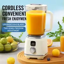 Taza de licuadora portátil, Mini mezclador exprimidor de 600ML/Motor potente de 10 hojas recargable por USB de 3000mAh para batidos/verduras 3