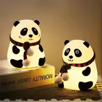 Lampara nocturna de silicona con forma de panda