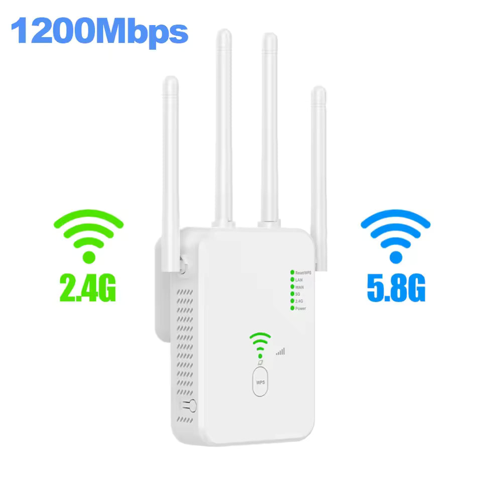 Repetidor WiFi inalámbrico de 1200Mbps