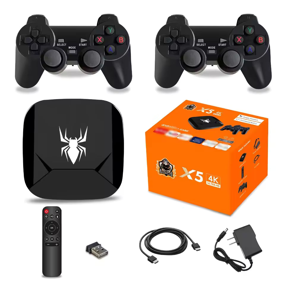 X5 Game Stick 4K 64G 10000+ juegos Consola de videojuegos retro