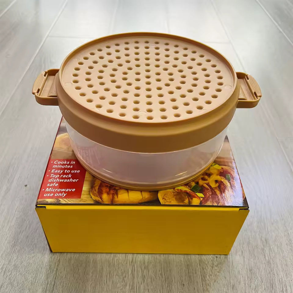 Vaporizador de patatas horneadas por microondas para cocinas en microondas 3